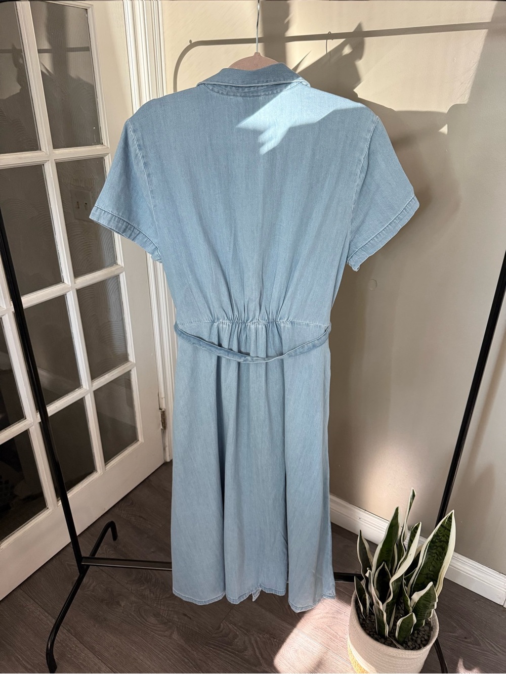 NWT Gap Denim Dress (L) - Picture 4 of 5
